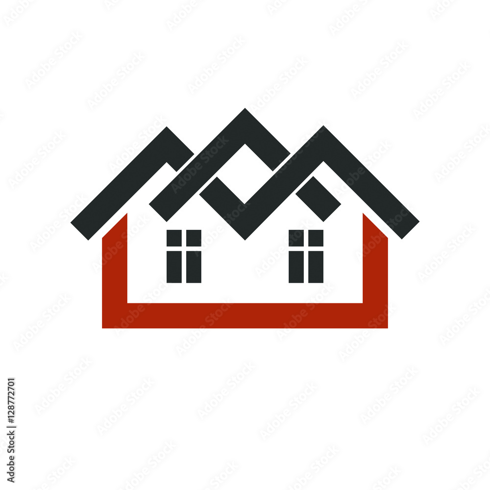 Property developer stylish estate agency vector symbol. Creative Property developer stylish estate agency vector symbol. Creative