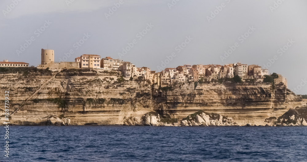 High white cliffs of Bonifacio