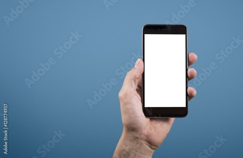 Simple front view smartphone mockup
