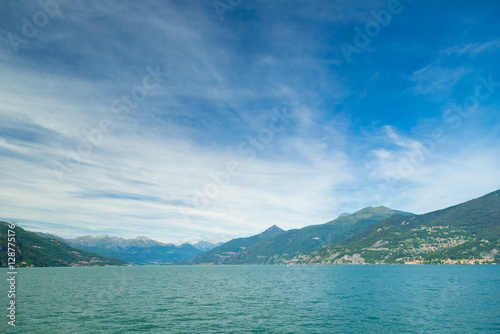 Landscape of Como lake. Italy.