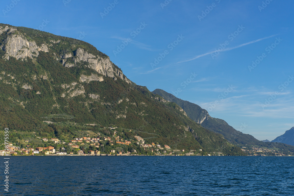 Landscape of Como lake. Italy.