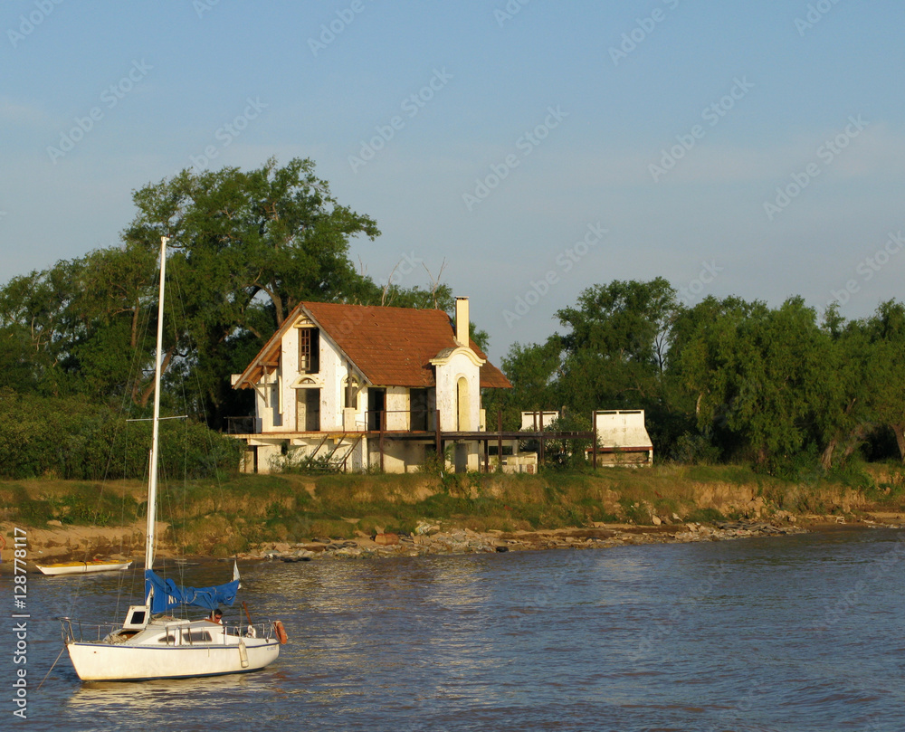 Fototapeta premium Velero en Costa