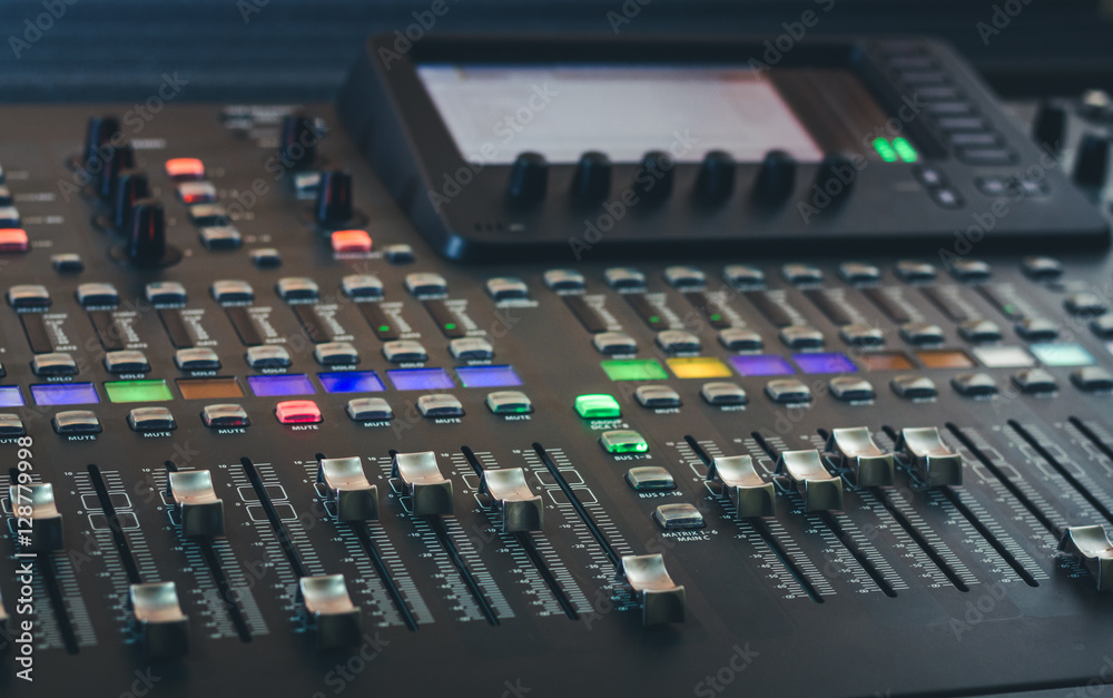 The digital studio mixer The digital studio mixer