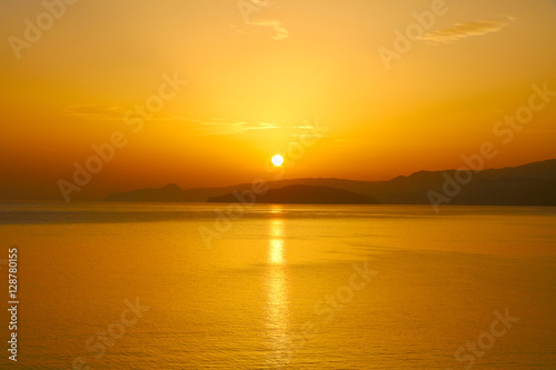 Sonnenaufgang bei Agios Nikolaos  Kreta