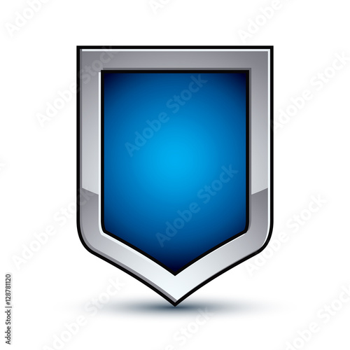 Heraldic vector blue emblem...