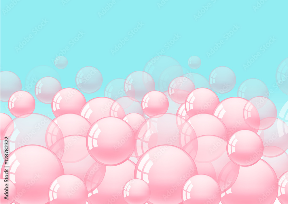 background with bubble gum Stock Vector | Adobe Stock