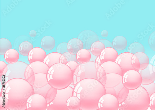 background with bubble gum