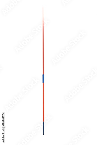 Javelin on white background
