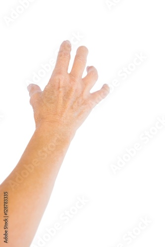 Close-up of a hand and arm