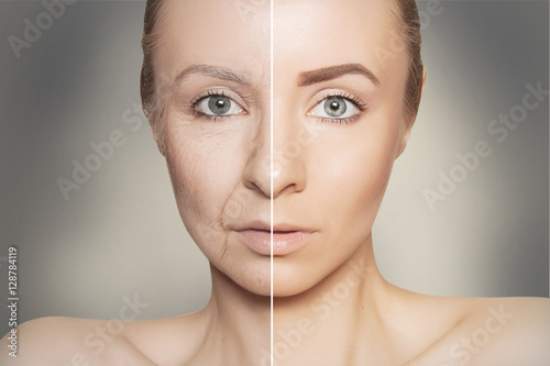 revitalization concept face before and after