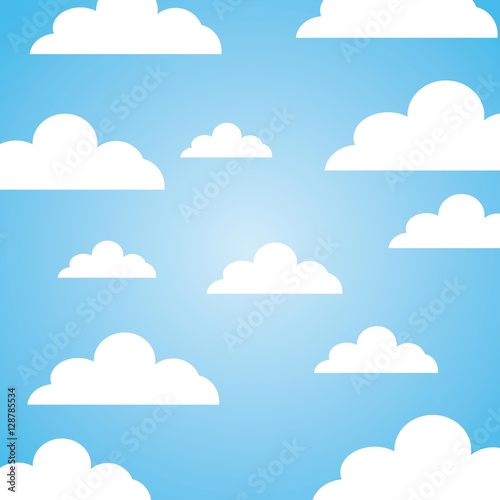 blu sky background. colorful design. vector illustration