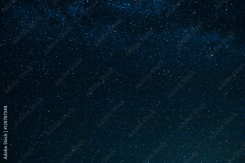 Starry sky at night