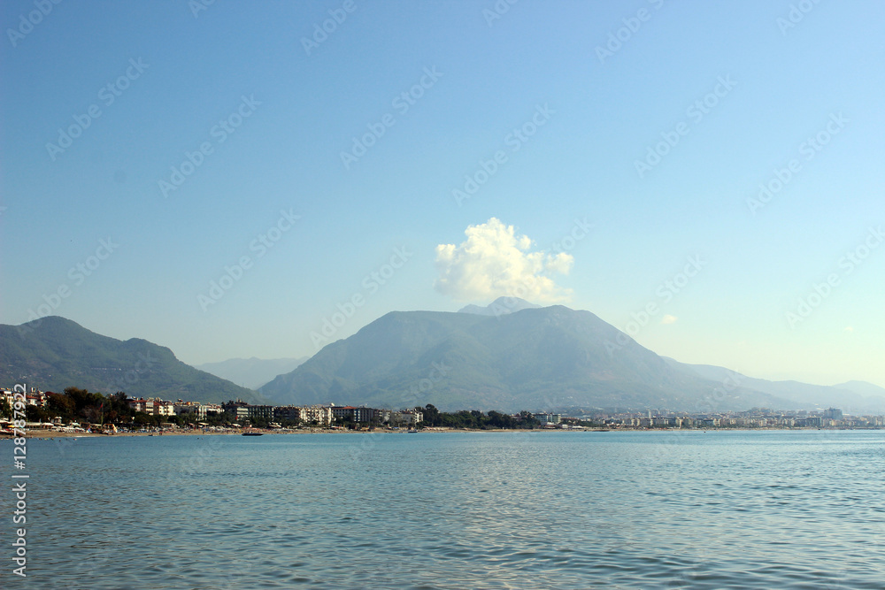 Alanya, Turkey, view from the sea