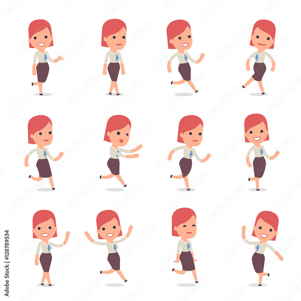 Consultant Girl Character making Presentation for using in Desig Consultant Girl Character making Presentation for using in Desig