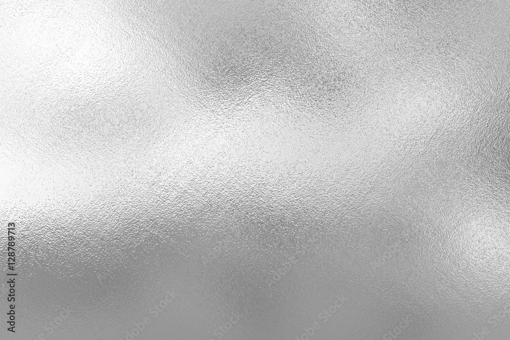 Silver foil texture background - obrazy, fototapety, plakaty 