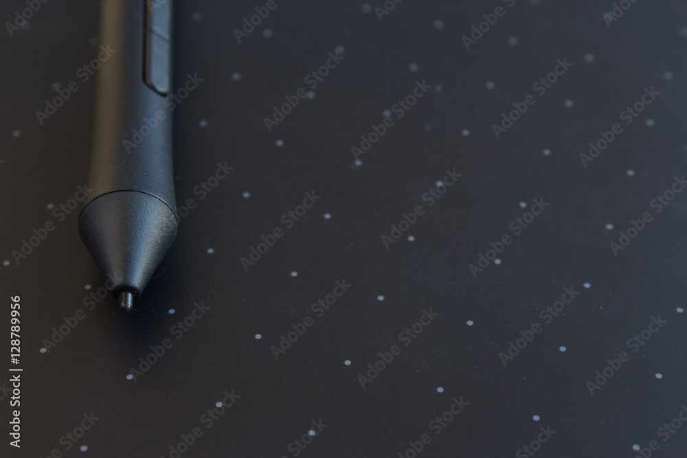 KIEV, UKRAINE - NOVEMBER 30, 2016: Graphics tablet Wacom Intuos Draw KIEV, UKRAINE - NOVEMBER 30, 2016: Graphics tablet Wacom Intuos Draw
