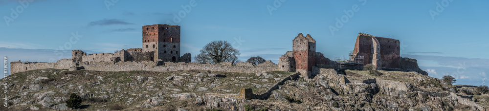 Hammershus Slotsruin Bornholm Dänemark Hammershus Slotsruin Bornholm Dänemark