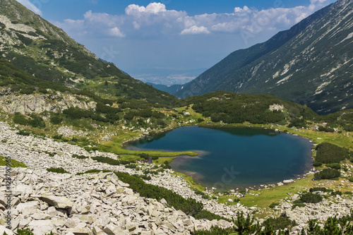 Amazing view of Muratovo lake, Pirin Mountain, Bulgaria