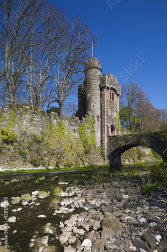 UK, Northern Ireland, County Antrim, Glenarm, Barbican Gate, entrance to Glenarm Castle photo