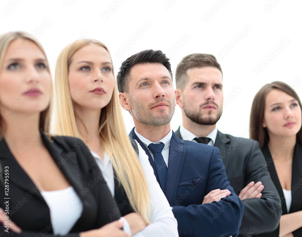 Successfull busines team isolated on white background Successfull busines team isolated on white background