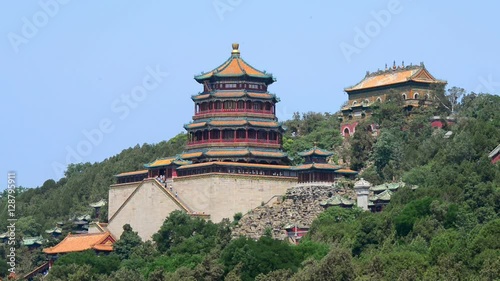 Summer Palace scene. Summer Palace located in Beijing of China. It was royal garden.