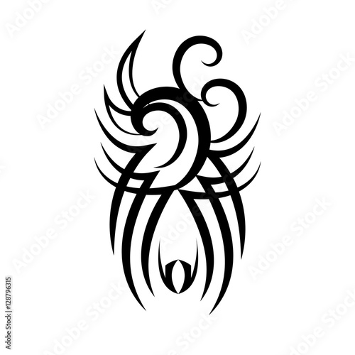 tribal ethnic tatto icon vector illustration design