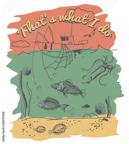 a small fishing ship