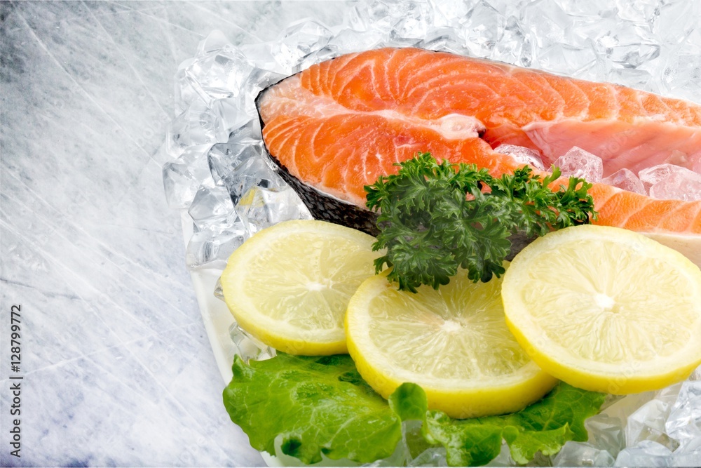 Salmon. Salmon.