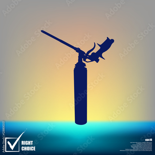 Foam gun icon