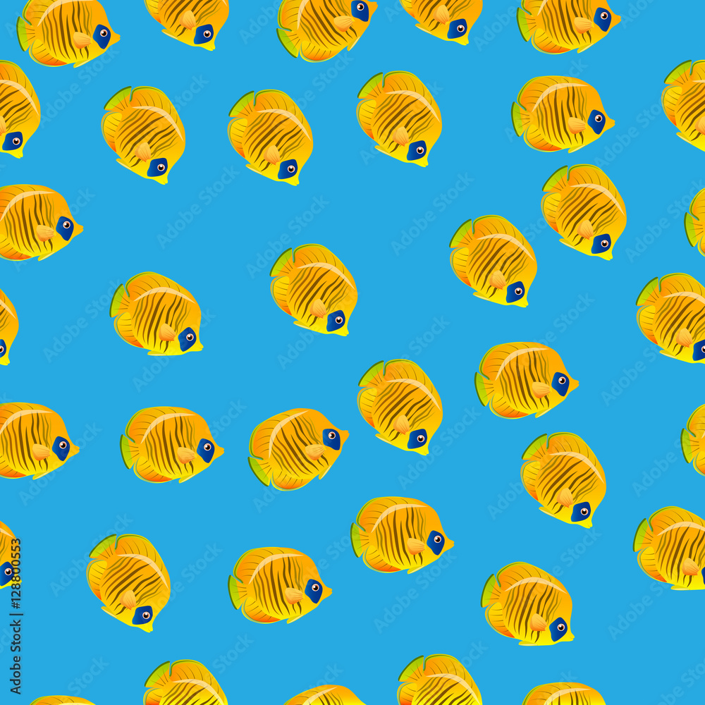 Golden Butterflyfish pattern Golden Butterflyfish pattern