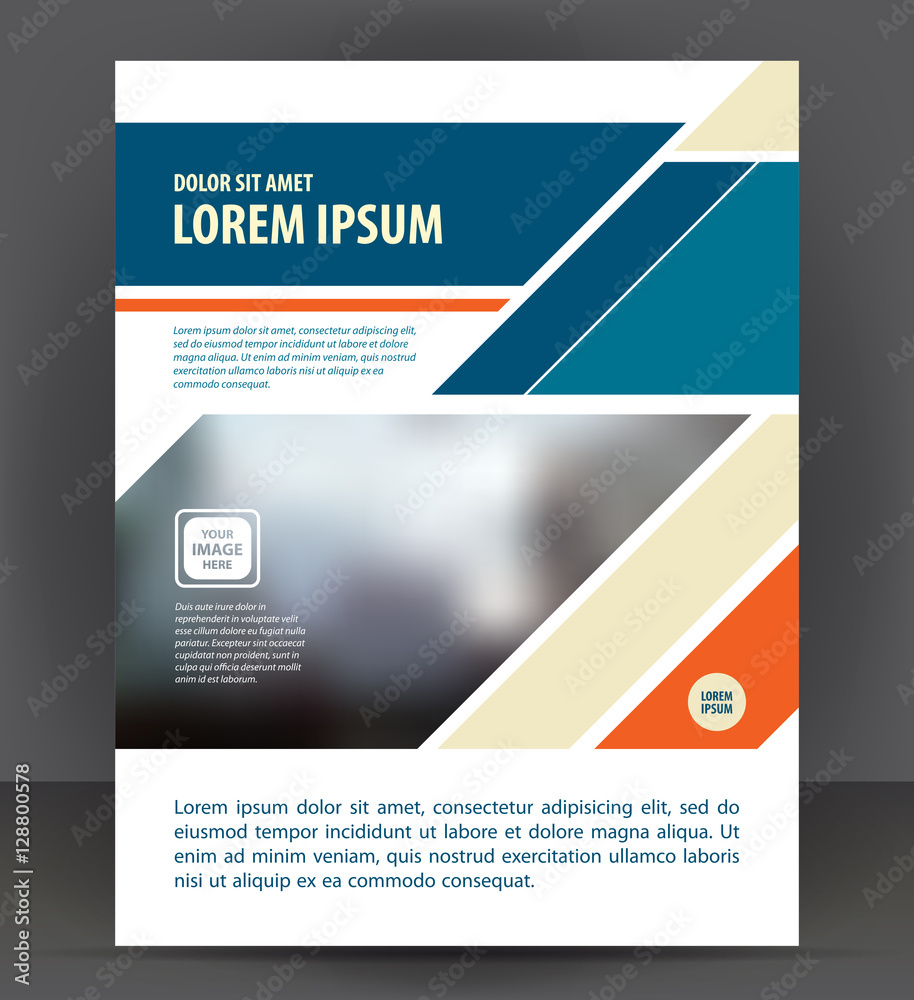 Abstract flyer, brochure, cover layout design print template, pamphlet vector letter format Illustration Abstract flyer, brochure, cover layout design print template, pamphlet vector letter format Illustration