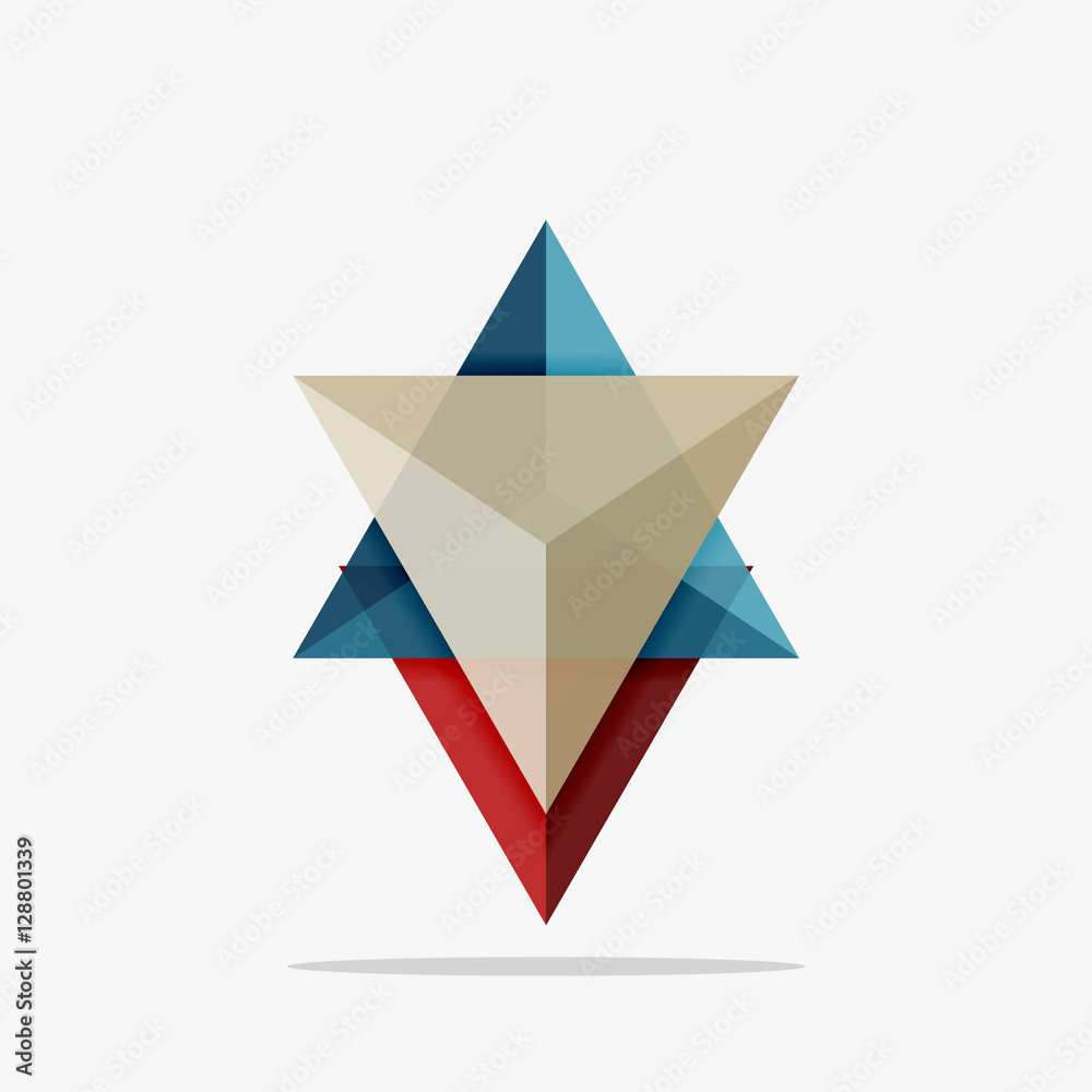 Blank triangle layout business template Blank triangle layout business template