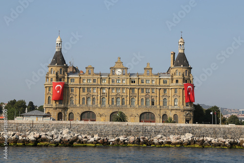 Photography Haydarpasa Train Station in Istanbul