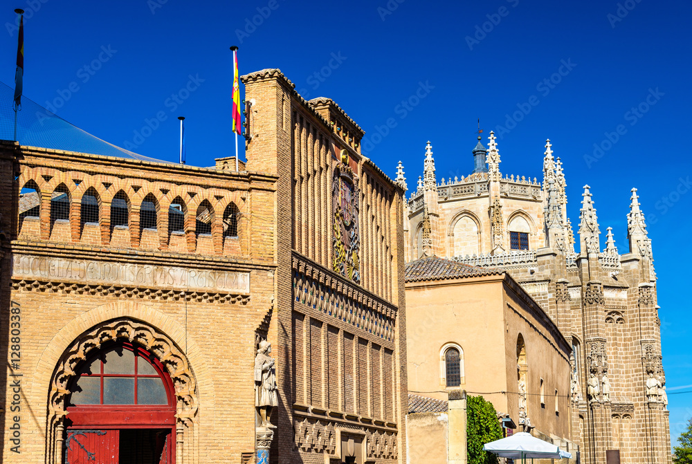 Monastery of San Juan de los Reyes in Toledo. Spain