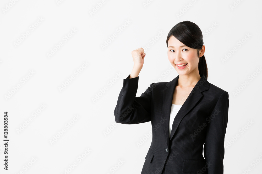 portrait of asian businesswoman isolated on white background portrait of asian businesswoman isolated on white background