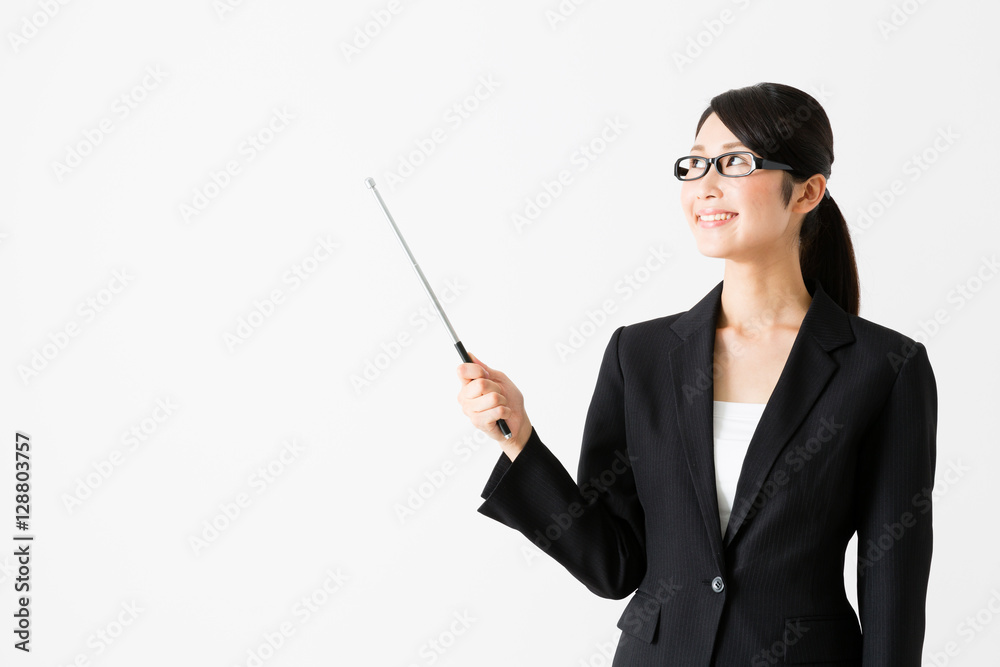 portrait of asian businesswoman isolated on white background portrait of asian businesswoman isolated on white background
