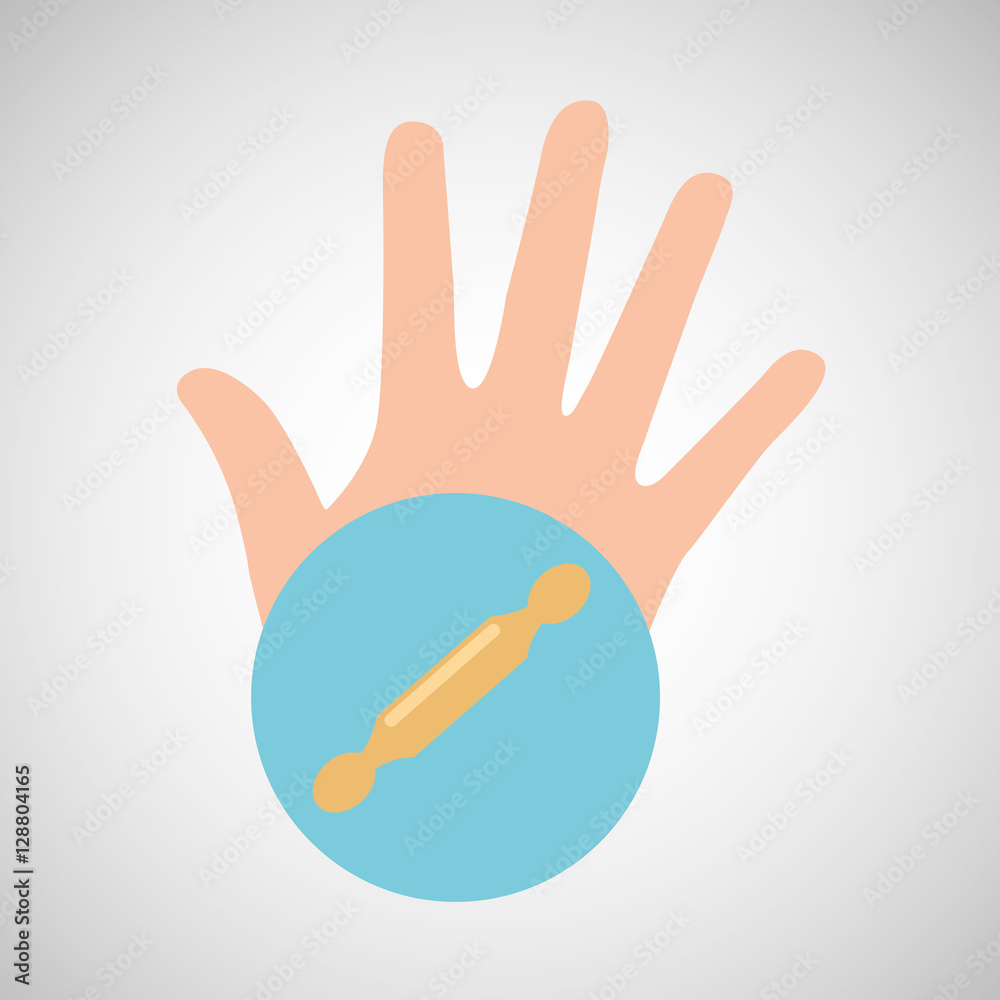 hand and kitchen roller icon vector illustration eps 10 hand and kitchen roller icon vector illustration eps 10