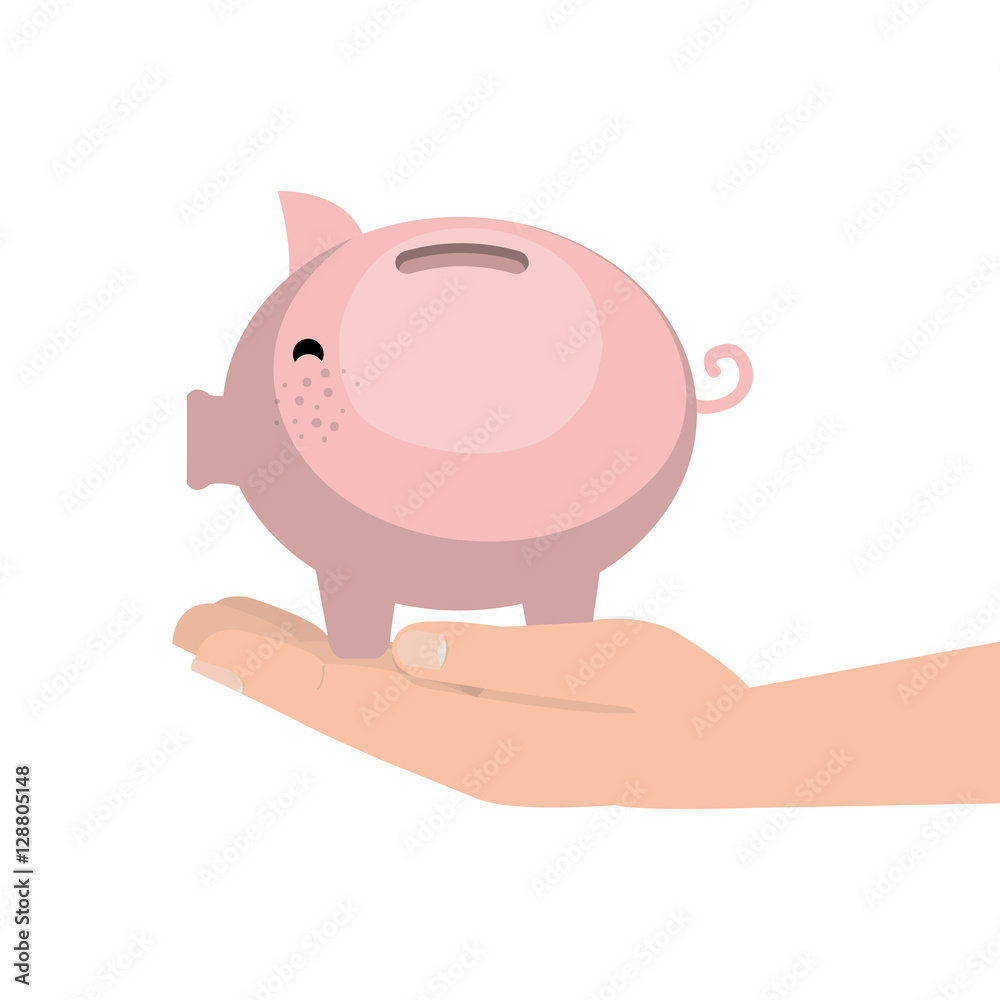 piggy savings money icon vector illustration design piggy savings money icon vector illustration design