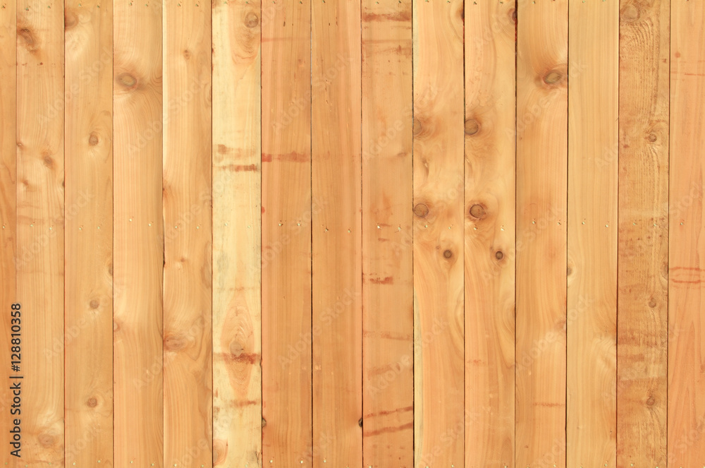Fototapeta premium New wood planked fence