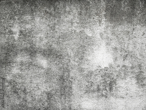 Grey concrete wall, old grungy texture