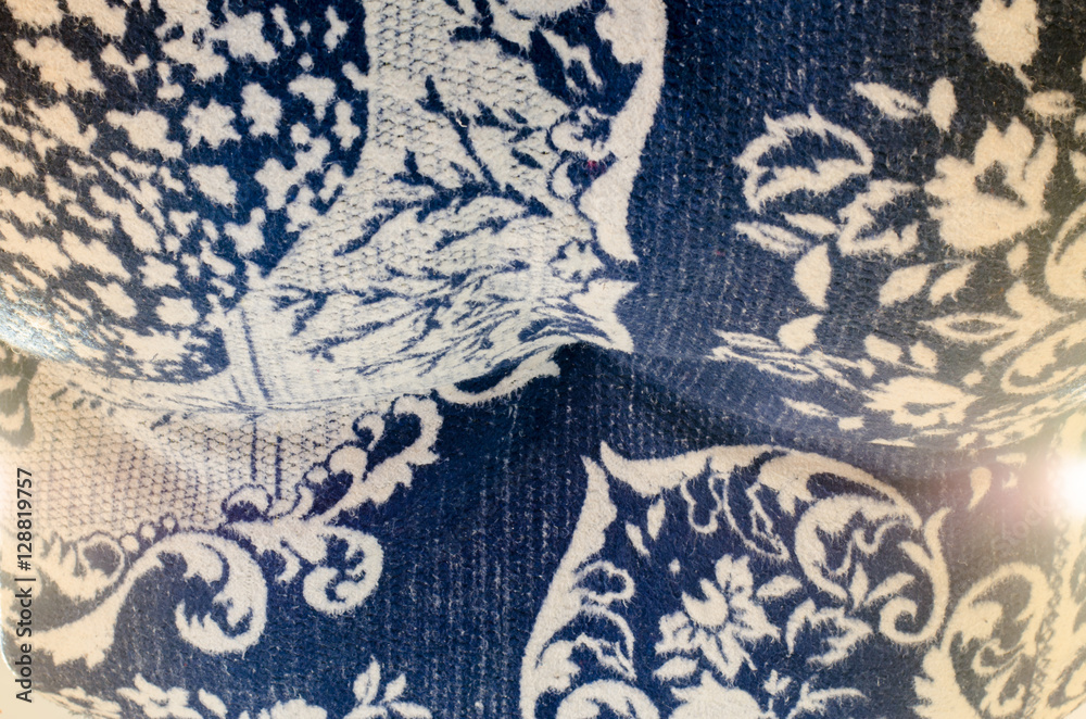 Persian carpet surface navy Persian carpet surface navy