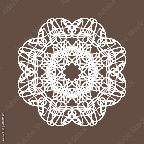 Round Lace Collection Vecto...