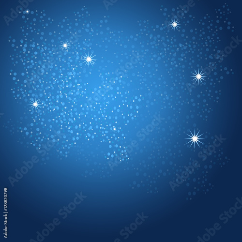 Blue background with stars