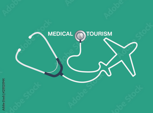 medical tourism vector background