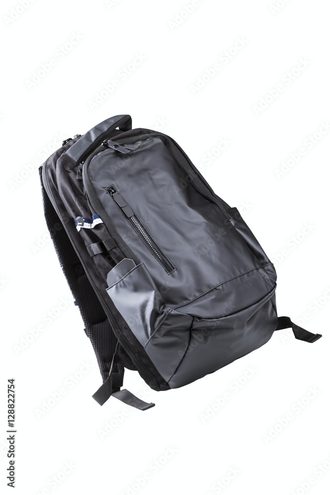 Naklejka premium czarny męski plecak