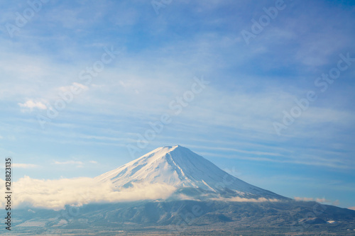 Mountain Fuji with blue sky   Japan