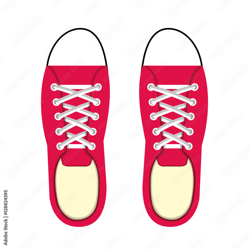 young people fashion shoes vector illustration design young people fashion shoes vector illustration design