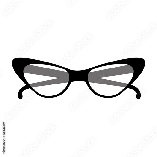 fashion glasses female icon vector illustration design