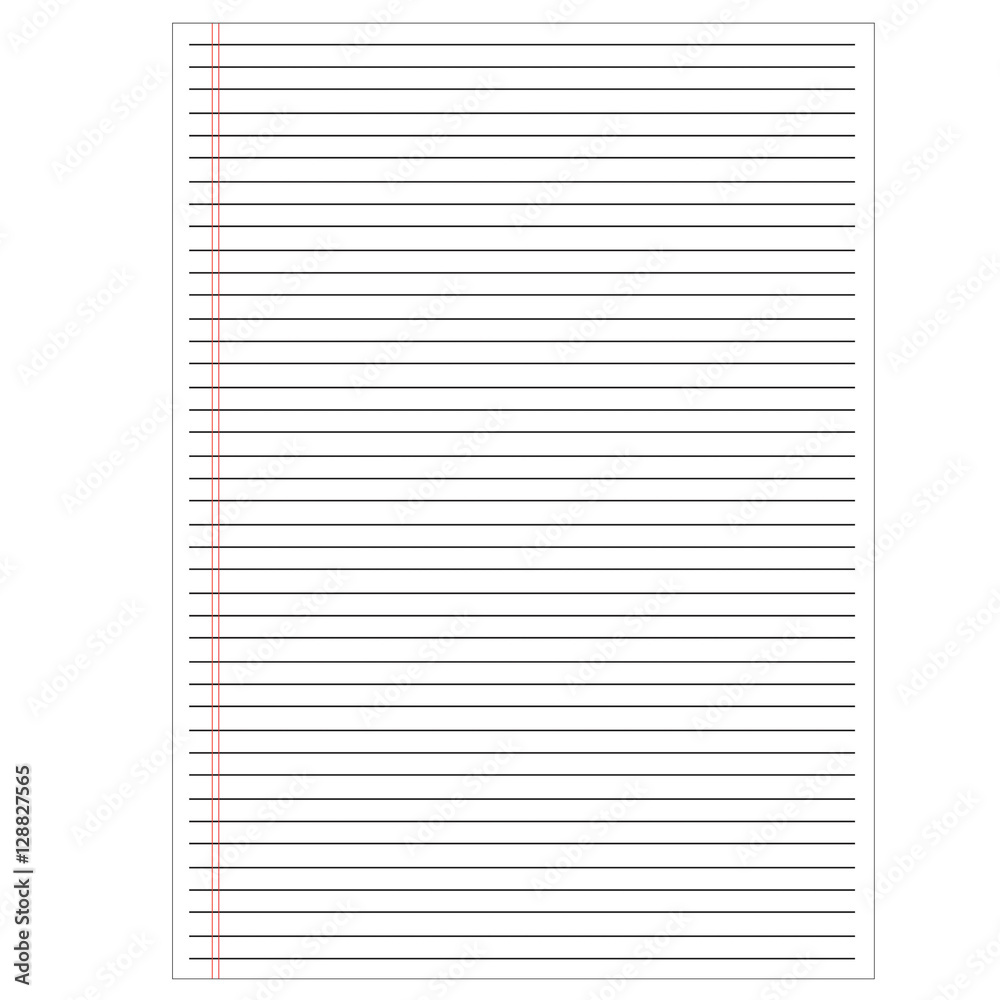 notebook paper full page isolated background empty message notebook paper full page isolated background empty message