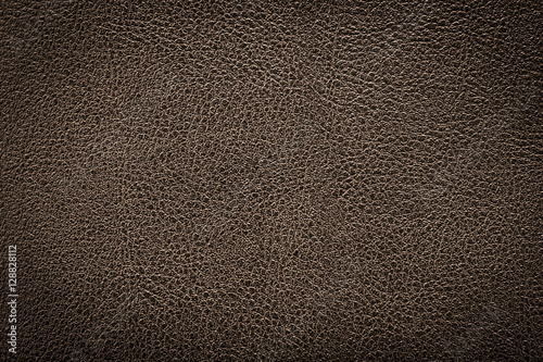 Deep brown leather texture background for design with copy space for text or image.